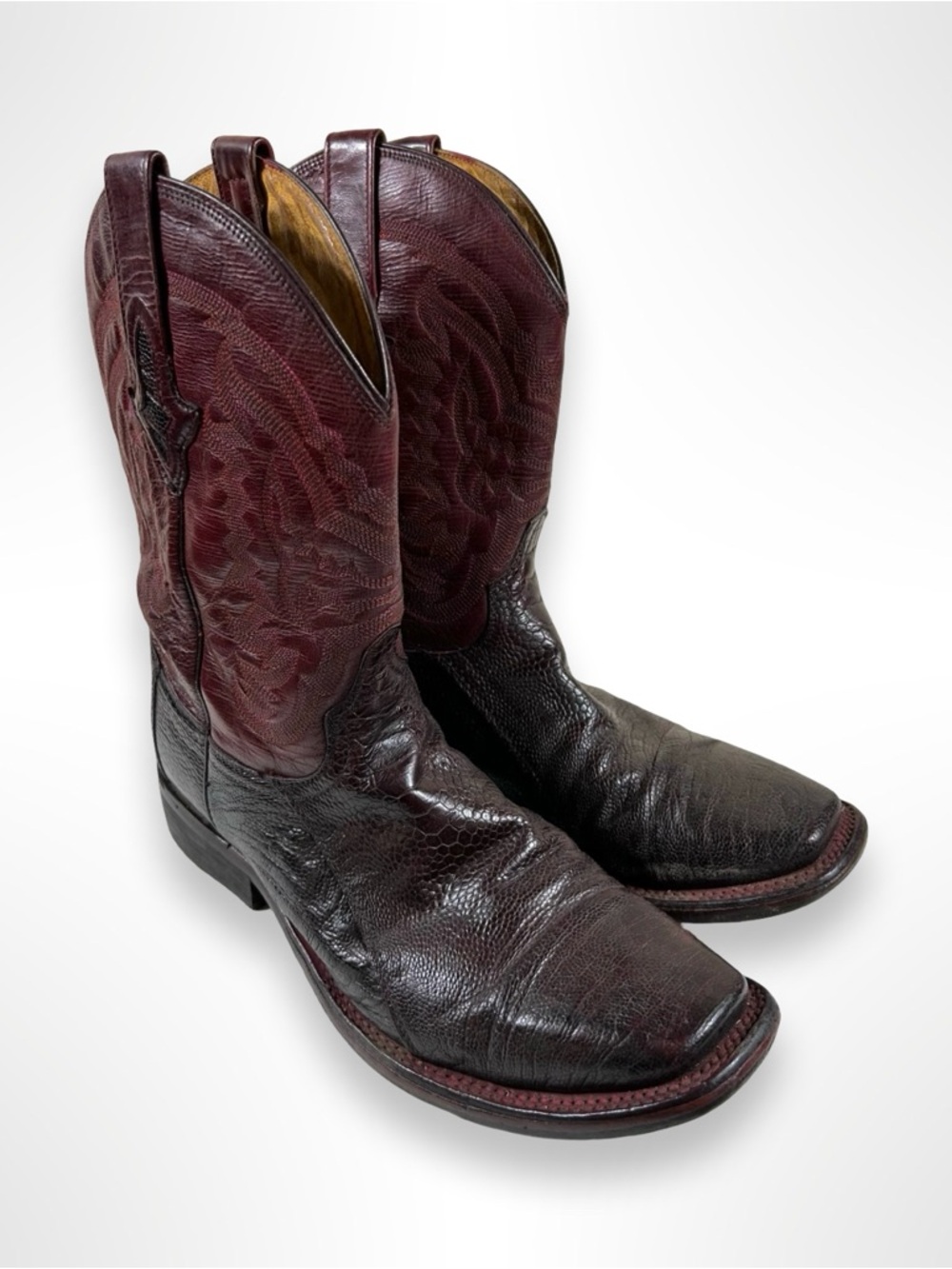 RESISTOL RANCH by LUCCHESE ostrich leg western boots
